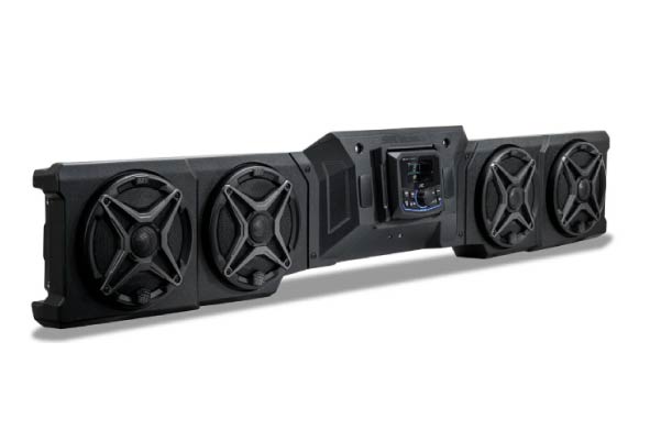  250-WP-DF4A / CanAm Defender 18-2026 HD10 & 2026 HD11 4-Speaker Overhead Sound Bar w/JVC MR305